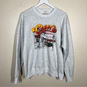 Lee vintage 1992 made in USA Cheers Boston gray long sleeve sweatshirt size XL